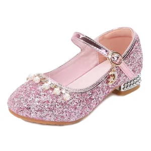 Factory Fashion High Heels Kids Dresses for Girls Party and Shoes for 11 12 Yrs Children Shoes Formal Girl