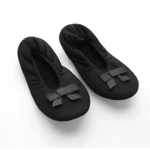 Factory Low MOQ Black Exam Ballet Dance Character Shoes for Kids