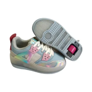 Factory Multifunctional Kick Roller Skate Sneaker Shoes With Two Wheels for Girls Boys Kids Toys