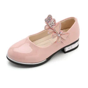 Factory New Arrival High Quality Factory Price Fashion New Party Ballet Flats PU Leather Mary Jane Kids Dress Shoes