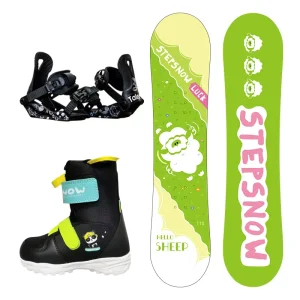 Factory OEM Custom Kids Snowboard Set with Bindings and Boots All Mountain Snowboard for Children