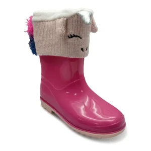Factory Price Kids Rain Boot Non slip Lightweight Warm Snow Shoes for Boys Girls Resistant Waterproof Boots for Kids Gumboot