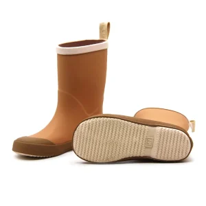 Factory Source Toddler Wellington Overlay Rubber Patch Gumboots Waterproof Girls Anti Slip Rain Boots for Kids