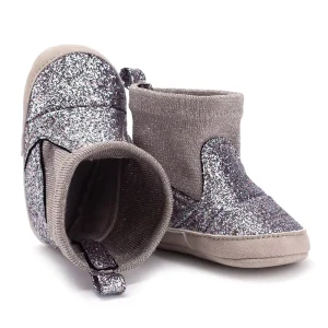 Factory Summer Toddler Shoes for Girls Handmade High-Top Baby Boots with Sequins Autumn Winter Collection