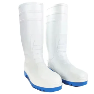 Factory Supply Industrial PVC Safety Boots Rain Boots Working Steel Toe Rain Boots Prevent Puncture