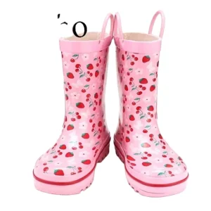 Factory Supply Kids Chicken Printed Rubber Rain Boots Waterproof Surprise Rain Boots for Kids