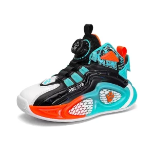 Fall Winter Leather Sneakers EVA Anti Slip Shock Absorbing Casual Basketball Shoes
