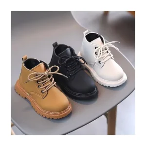 Fall and Winter Children’s Casual Footwear New Arrivals Kids Ankle Shoes for Boys Fashion Trend Leather Toddler Girl Boots