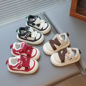 Fashion Baby Toddler Sports Shoes Flats Casual Infant Soft Pre Walker Baby Boy Casual Shoes Unisex