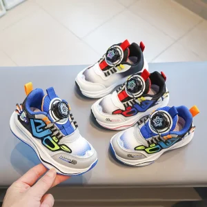 Fashion Breathable Footwear for Kids Sport Children’s Cartoon Shoes Designer New Casual Boys Trainers Running Sneaker