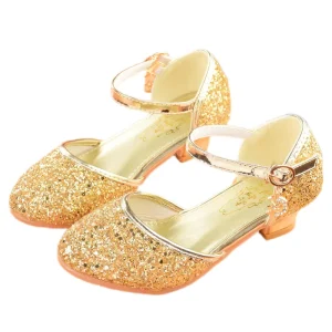 Fashion Casual Performance Children’s Shoes Summer Girls Princess Sandals Children’s Dance Shoes