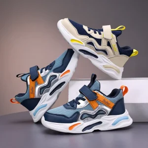 Fashion Children Breathable Shoes Kids Thick Soft Soled Flat Casual Shoes