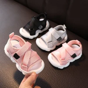 Fashion Children Sandale Enfant Mesh Casual Shoes for Girls New Styles Summer Toddler Baby Flat Kids Sandal Boys