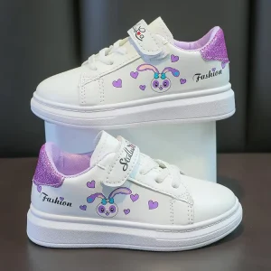 Fashion Children Shoes for Girls Non slip Casual Sports Lightweight Cool Kids Sneakers Flats Students Color Board Shoes