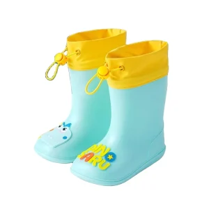 Fashion Children’s Shiny Rain Boots Baby Water Boots Cute Heart shaped Kid Rain Boots Cute Cartoon Children’s Rain Shoes