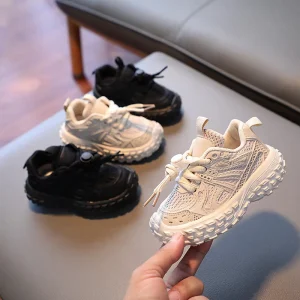 Fashion Childrens’ Sneakers Baby Sports Shoes Breathable Dad Shoes