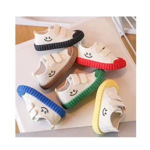Fashion Colorful Girls Canvas Shoes Toddler Baby Small Children Footwear New Design Casual Style Boys Sneakers Kids
