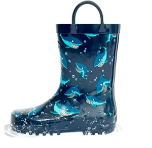 Fashion Custom Printing Unisex Kids Shoes Rubber Waterproof Rain Boots For Children