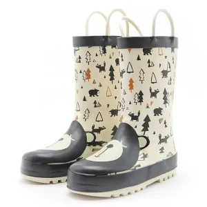 Fashion Cute Kids Waterproof Rubber Rain Boots