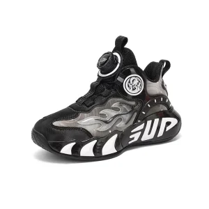 Fashion Dropshipping Trendy Durable Leisure Wear Resistant Walking Casual Girl Boy Kids Basketball Shoes