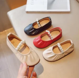 Fashion Flat Shoes Casual Design Kids Lovely Princess Bowknot Cute Children Casual Shoes
