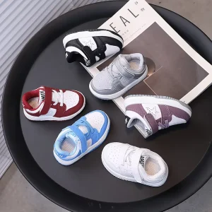 Fashion Girls Star Sneakers New Styles White School Sport Shoes Kids Boys Latest Toddler Unisex Baby Casual Shoes