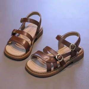 Fashion Kids Sandals Flat Bottomed Roman Beach Vacation Toddler Baby Kids Girls Sandals
