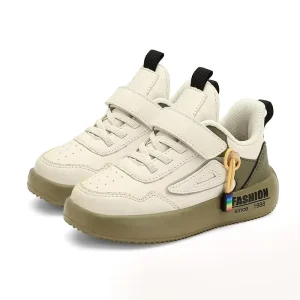 Fashion Kids Sneaker Boys and Girls Casual Shoes Spring Winter Waterproof PU Children Sports Shoes