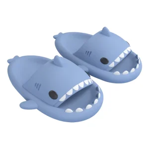 Fashion Kids Thick Soled Shoes Shark Home Slippers Cloudy Foam Slipper Shark Slides