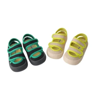 Fashion Korean Baby Children Walking Style Shoes Mesh Breathable Unisex Kids Casual Shoes for Boys and Girls