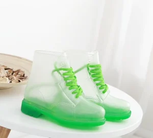 Fashion Martin Rainboots PVC Candy Color clear Rain Boots Kids Transparent Rain Shoes Non slip Waterproof Beautiful Rainwear