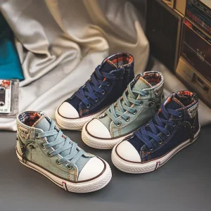 Fashion New Arrival Kids Canvas Shoes Design Unisex