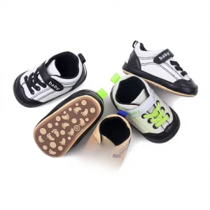 Fashion New Artistic Retro Canvas Upper Baby Shoes for Closure Anti slip Rubber Sole First Walking Toddler Shoes 0 1 Year