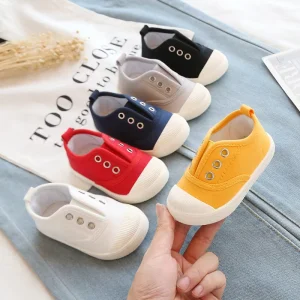 Fashion Popular China Canvas Shoes for Children Comfortable Children Sport Shoes New Style Baby Sneakers for Boys Kids