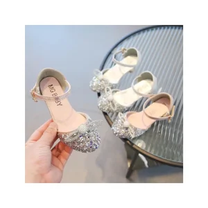 Fashion Princess PU Leather Shoes Kids Children Girl Dance Shoes Girls Party Shoe Children’s High Heels