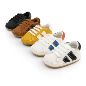 Fashion Rubber Sole 1 Year OLD BOY Toddler Infant Sneakers Non-Slip Casual Toddler Baby Shoes for Boys
