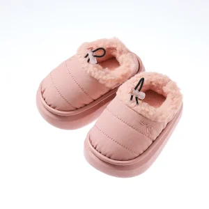Fashion Snow Boots Down Winter Warm Waterproof Non-slip Cotton Women’s Shoes