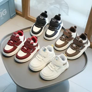 Fashion Spring and Autumn Kids Soft Soled Breathable Sneakers Children’s Casual Running Shoes for Boys and Girls