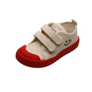Fashion Summer Boys Canvas Shoes Soft Bottom Fashion Unisex Kids Casual Sports Shoes slip on Comfortable Flat Shoes