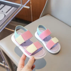 Fashion Summer Kids Shoes Soft Sole Casual Boy Girl Flat Sandals