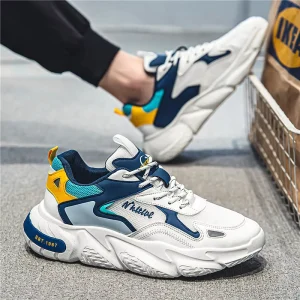 Fashion Trend Men Student Antislip Sports Running Football Shoes Sneakers Trainers For Student