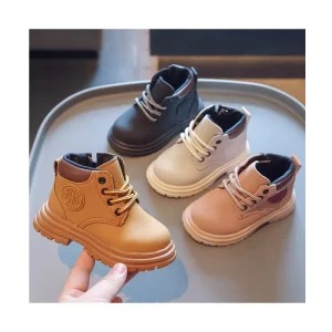 Fashion Trend Zipper Kids Wide Shoes Latest Toddler Baby Rubber Boots Girls Casual Style Children’s Winter Shoes Boys