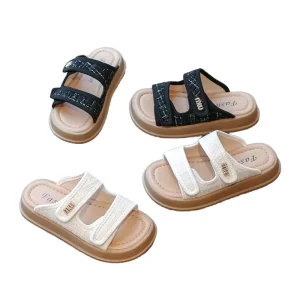 Fashion Velcro Adjustable Summer Children’s Sandals for Girls Non Slip Open Toe Kids Casual Sandals