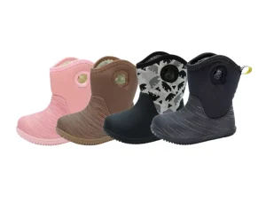 Fashion Waterproof Insulated Winter Boots for Toddlers and Kids