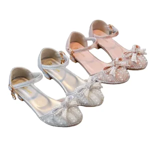 Fashion Wedding Holiday Party Children’s Shoes Kids Girl Leather Dress Shoes Princess Shoes