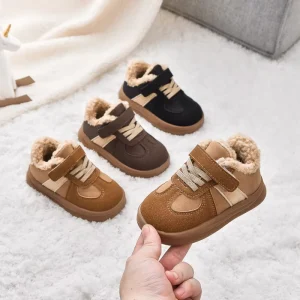Fashion Winter Black Sports Shoes Classical Style Children’s Casual Board Shoes New Arrivals Baby Kids Sneakers Boys