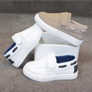 Kids Breathable Slip on Sports Shoes with Low cut Soft Sole for Boys Casual Loafer Shoes