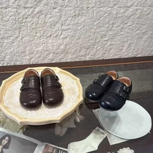 Fashionable Children Girls Shoes Leather for Kids Winter Autumn Footwear Child Shoe