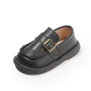 Fashionable Simple Casual Slip On Boys Loafer Shoes Comfortable Soft Soled for Spring Summer Autumn For Children Leather Shoes