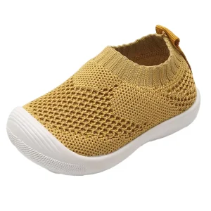 Fashionable Summer Casual Shoes for Kids Skidproof Rubber Breathable Slip On Unisex Four Seasons Walking Shoes